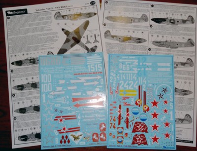 Begemot Decals 32-014 Яковлев Як-3 асы ВВС РККА 1/32