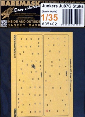 HGW 635402 Mask Junkers Ju87G Stuka (BORDER M.) 1/35