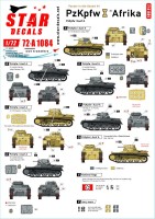 Star Decals 72-A1084 Panzer in the Desert # 1 Pz.Kpfw.I Ausf.A 1/72