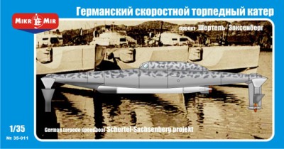 MikroMir 35-011 Германский скоростной торпедный катер проект &quot;Шертель&quot;