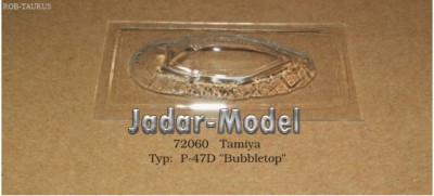 Rob Taurus 72060 P-47 D Bubbletop Canopy 1/72