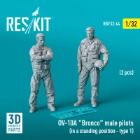 Reskit F32044 OV-10A 'Bronco' male pilots standing Type 1 1/32