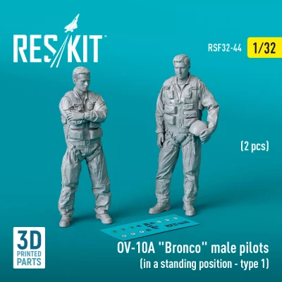 Reskit F32044 OV-10A 'Bronco' male pilots standing Type 1 1/32