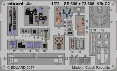 Eduard 73606 Kfir C2 1/72 1/72
