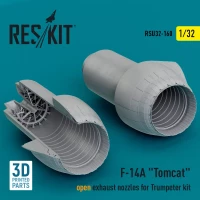 Reskit U32160 F-14A 'Tomcat' open exhaust nozzles (TRUMP) 1/32
