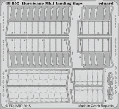 Eduard 48852 Hurricane Mk.I landing flaps 1/48