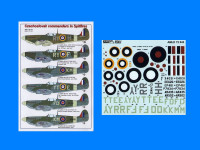 AML AMLD72043 Декали Czechoslovak commanders in Spitfires 1/72