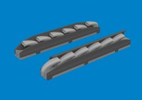 Eduard 632207 BRASSIN Bf 109K-4 exh.stacks PRINT (KOTARE) 1/32