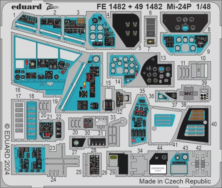 Eduard FE1482 Mi-24P (TRUMP) 1/48