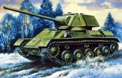 UniModel UMM-72393 Легкий танк Т-80 с пушкой БТ-43 1/72