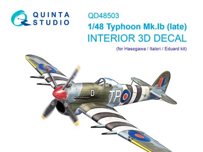 Quinta studio QD48503 Typhoon Mk.Ib late (Hasegawa/Italeri) 1/48
