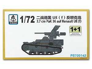 S-Model PS720142 3.7cm PaK 36 auf Renault UE (f) 1/72
