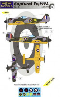 Lf Model C4445 Decals Captured Fw 190A part 1 1/144