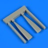 QuickBoost QB48819 SAAB J-21 air intake (PILOT REPLICAS) 1/48