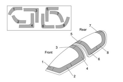 Brengun BRL48146 DG-1000S Glider - canopy mask (BRENGUN) 1/48