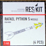 Reskit RS48-0085 Rafael Python 5 missile (4 pcs.) 1/48