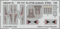 Eduard FE1131 1/48 Su-27UB seatbelts STEEL (KITTYH.)