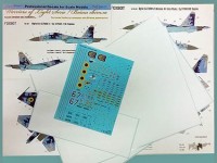 Foxbot Decals FBOT48067A Sukhoi Su-27UBM, Ukranian Air Forces, digital camouflage (decals with masks) 1/48