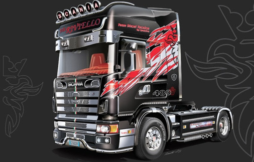 Italeri 03922 Scania 164 L Top Class 1/24