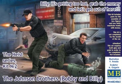 Master Box 24065 The Johnson brothers (Bobby and Billy), 75 мм 1/24