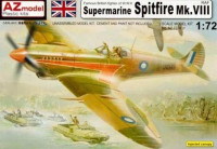 AZ Model 73078 Supermarine Spitfire Mk.VIII (RAF) 1/72