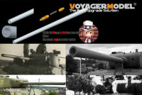 Voyager Model VBS0190 WWII US 76mm L/52 Gun Barrel(1)w/atennna base (For All) 1/35