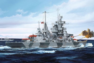 Trumpeter 05776 Немецкий Крейсер &quot;Адмирал Хиппер&quot; 1941 1/700