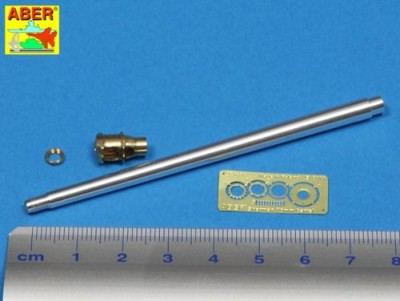 Aber 35 L-137 U.S. 76 mm M1A2 barrel with muzzle brake for Sherman M4 &amp; M18 Hellcat (designed to be used with Academy and AFV Club kits) 1/35