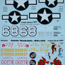 RISING DECALS RIDE32002 1/32 Colorful Thunderbolts P-47 MTO & PTO