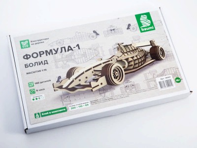 Baumi 14001 Формула 1 болид (клей в комплекте) 1/16