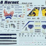 Print Scale 144-019 F-18 Hornet (wet decals) 1/144