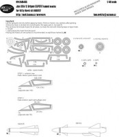 New Ware NWA-M0435 1/48 Mask Jas-39A/C Gripen EXPERT (KITTYH 80117)