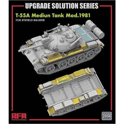 RFM 2056 Набор деталировки для советского танка Т-55А, крылья (артикул 5098) 1/35