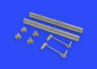 Eduard 648337 P-51D bazooka rocket launchers 1/48