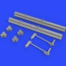 Eduard 648337 P-51D bazooka rocket launchers 1/48