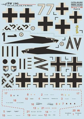 Print Scale 48282 Focke-Wulf Fw-190A Part 2 1/48