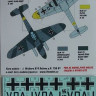Kora Model CSD7272 Messerschmitt Bf-109F-2 Ski - Conv.set&decal 1/72