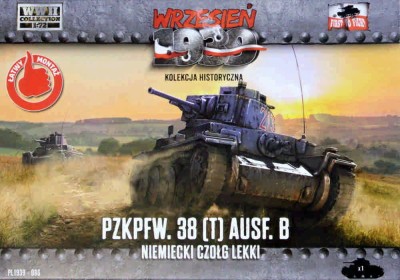 First To Fight FTF-72086 PzKpfw. 38(t) Ausf.B - German Light Tank 1/72