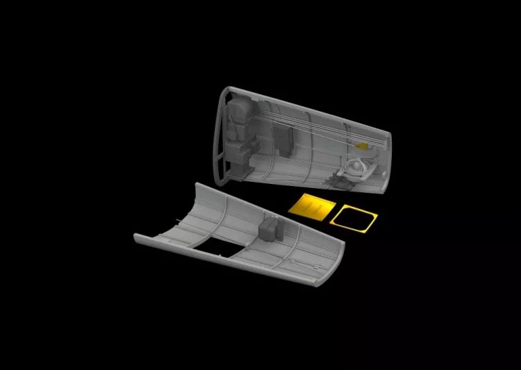 Eduard 648961 BRASSIN Bf 109K-4 radio compartment (EDU) 1/48