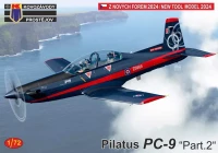 Kovozavody Prostejov 72471 Pilatus PC-9 'Part 2' (3x camo) 1/72