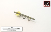 Armory ARACA7244E Kh-25MT (AS-10c Karen ) + APU-68 launcher rail, Air to Surface missile, television guidance 1/72