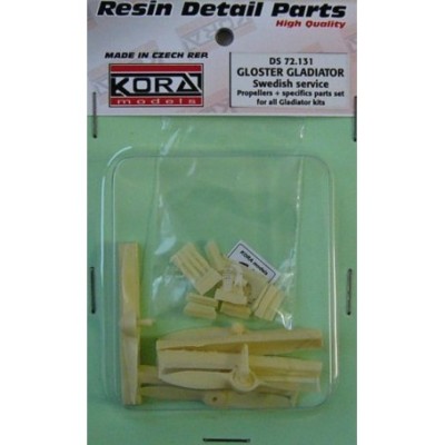 Kora Model DS72131 Gloster Gladiator - propellers + spec.parts 1/72