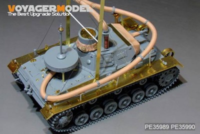 Voyager Model PE35990 WWII German Pz.KPfw.III Ausf. F-H Fenders (For DRAGON Kit) 1/35