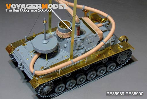 Voyager Model PE35990 WWII German Pz.KPfw.III Ausf. F-H Fenders (For DRAGON Kit) 1/35