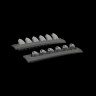 Eduard 644298 BRASSIN P-40E w/ rounded exh.stacks LooKplus 1/48