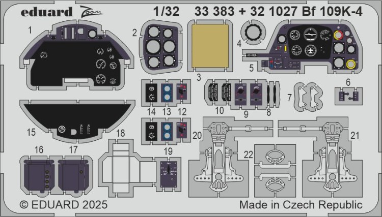 Eduard BIG33169 Bf 109K-4 (KOTARE) 1/32
