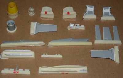 CMK 4150 JAS 39 Gripen - control surfaces set for ITA 1/48