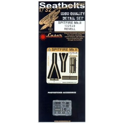 HGW 132548 Seatbelts Spitfire Mk.II - laser (REV) 1/32