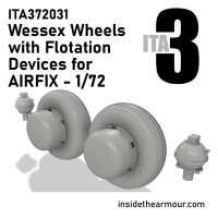 Inside the Armour ITA372031 Westland Wessex HC.2 wheels with flotation devices 1/72