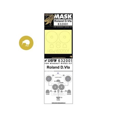 HGW 632001 Mask Roland D.VIa (WNW) 1/32